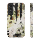 Abstract Camouflage Tough Phone Case — Watercolor Drip Design