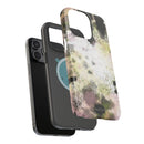 Watercolor Moss Phone Case — Impact‑Resistant Magnetic iPhone Cover