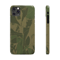 Green Color Block | Slim Phone Case