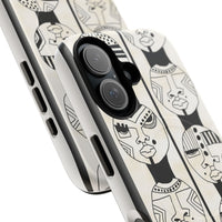 Artistic Tough Magnetic Phone Case with Unique Afrocentric Design