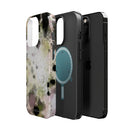Watercolor Moss Phone Case — Impact‑Resistant Magnetic iPhone Cover