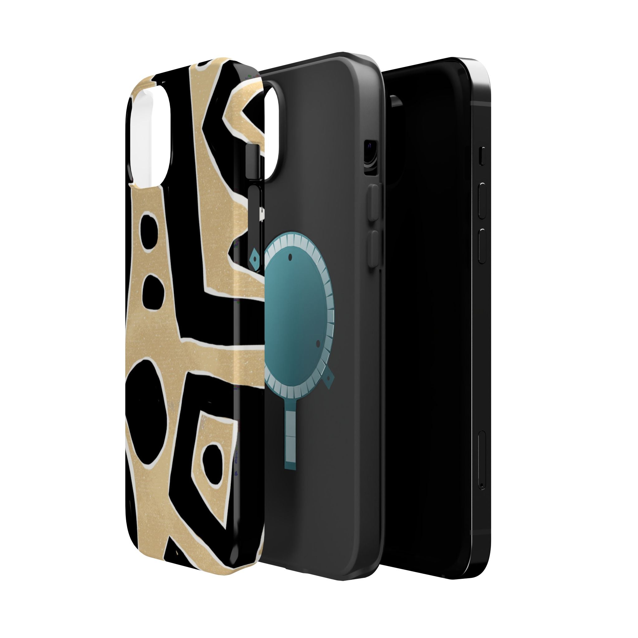 Trendy Magnetic Impact-Resistant Phone Case - Abstract Design