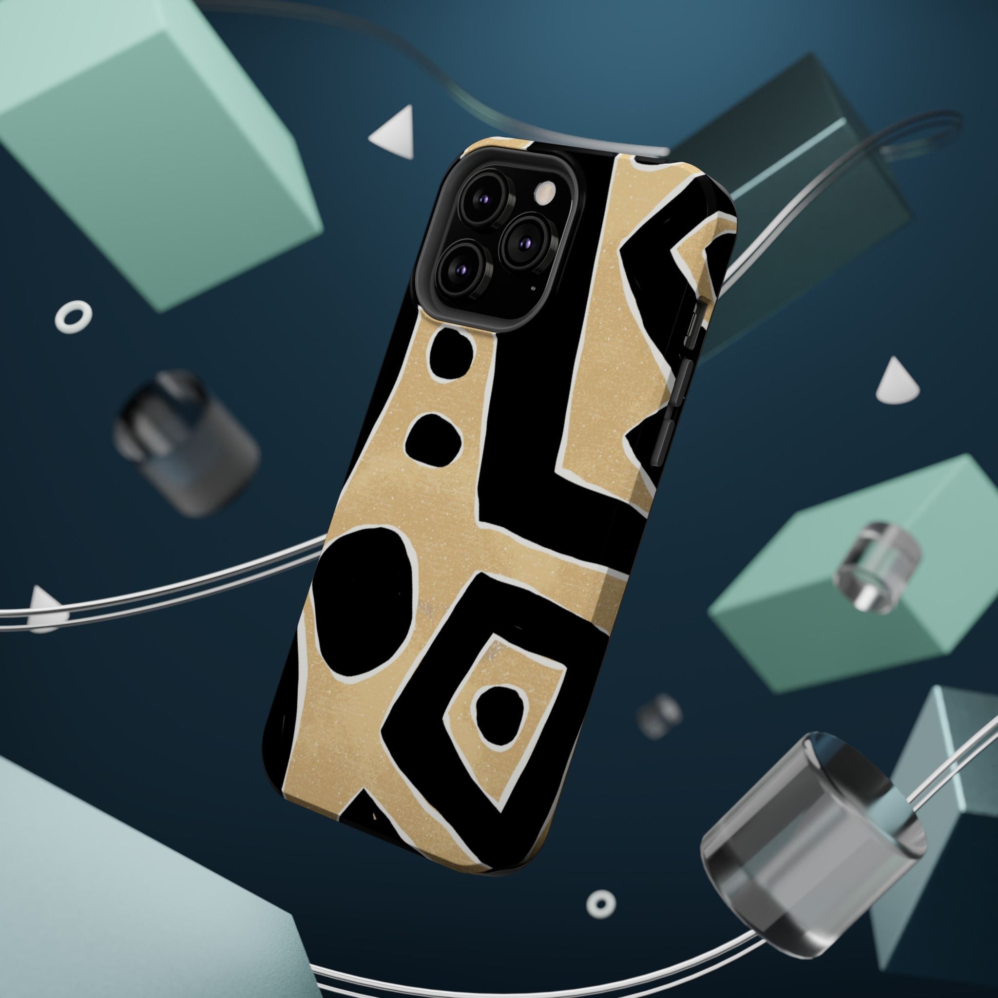 Trendy Magnetic Impact-Resistant Phone Case - Abstract Design