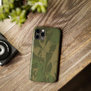 Green Color Block | Slim Phone Case