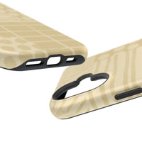 Magnetic Impact-Resistant Phone Case — Neutral Geometric Pattern