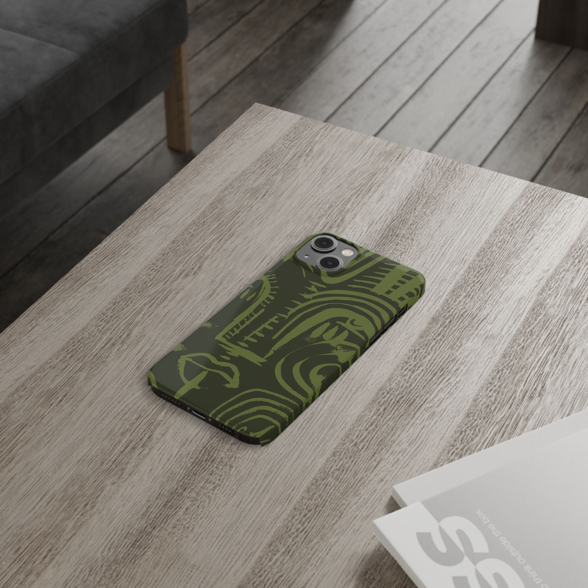 Totem artwork Slim Phone Case | Gabrielle Fabunmi series