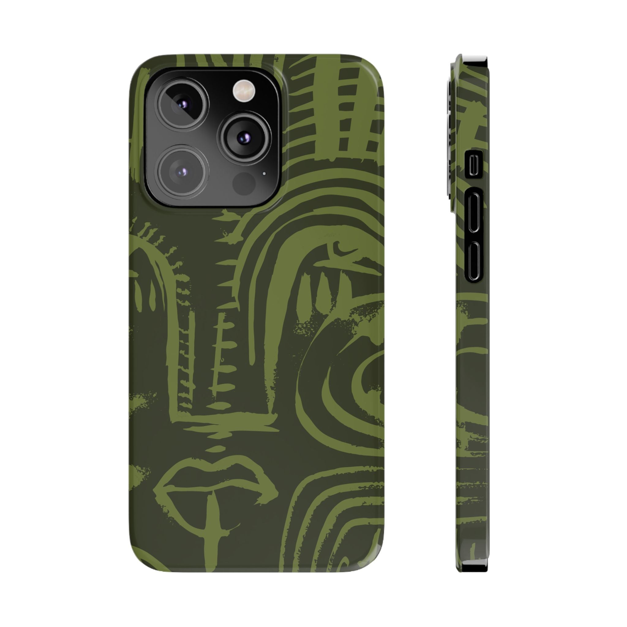 Totem artwork Slim Phone Case | Gabrielle Fabunmi series