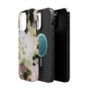 Watercolor Moss Phone Case — Impact‑Resistant Magnetic iPhone Cover