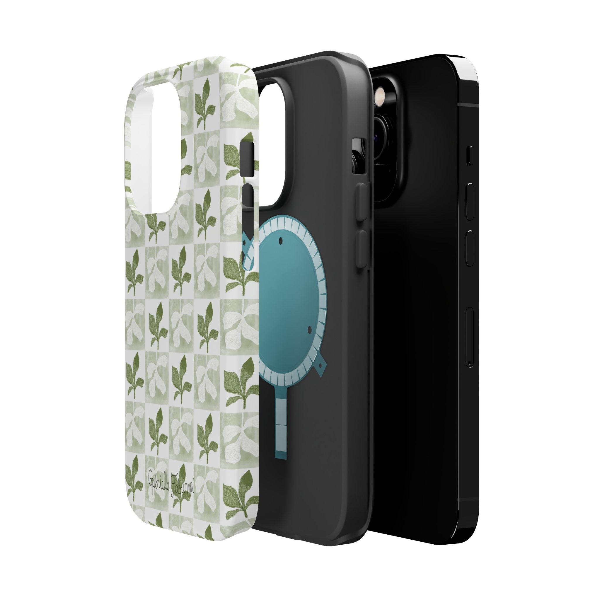 Botanical Impact-Resistant Phone Case - Eco-Friendly Design