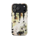 Abstract Camouflage Tough Phone Case — Watercolor Drip Design