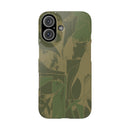 Green Color Block | Slim Phone Case