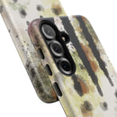 Abstract Camouflage Tough Phone Case — Watercolor Drip Design