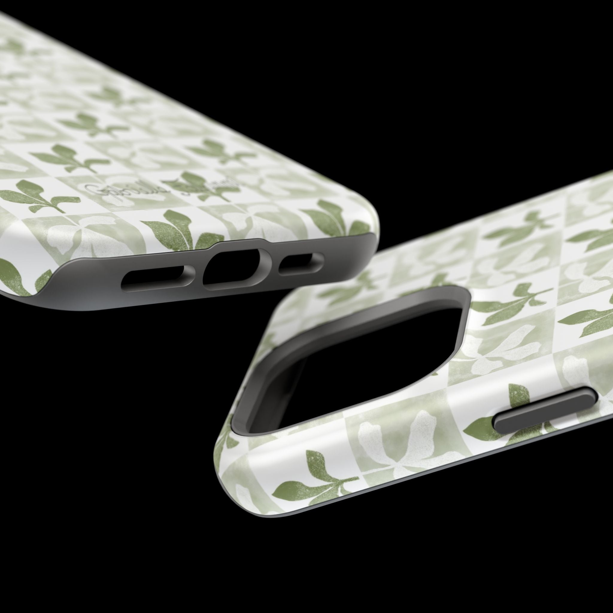 Botanical Impact-Resistant Phone Case - Eco-Friendly Design