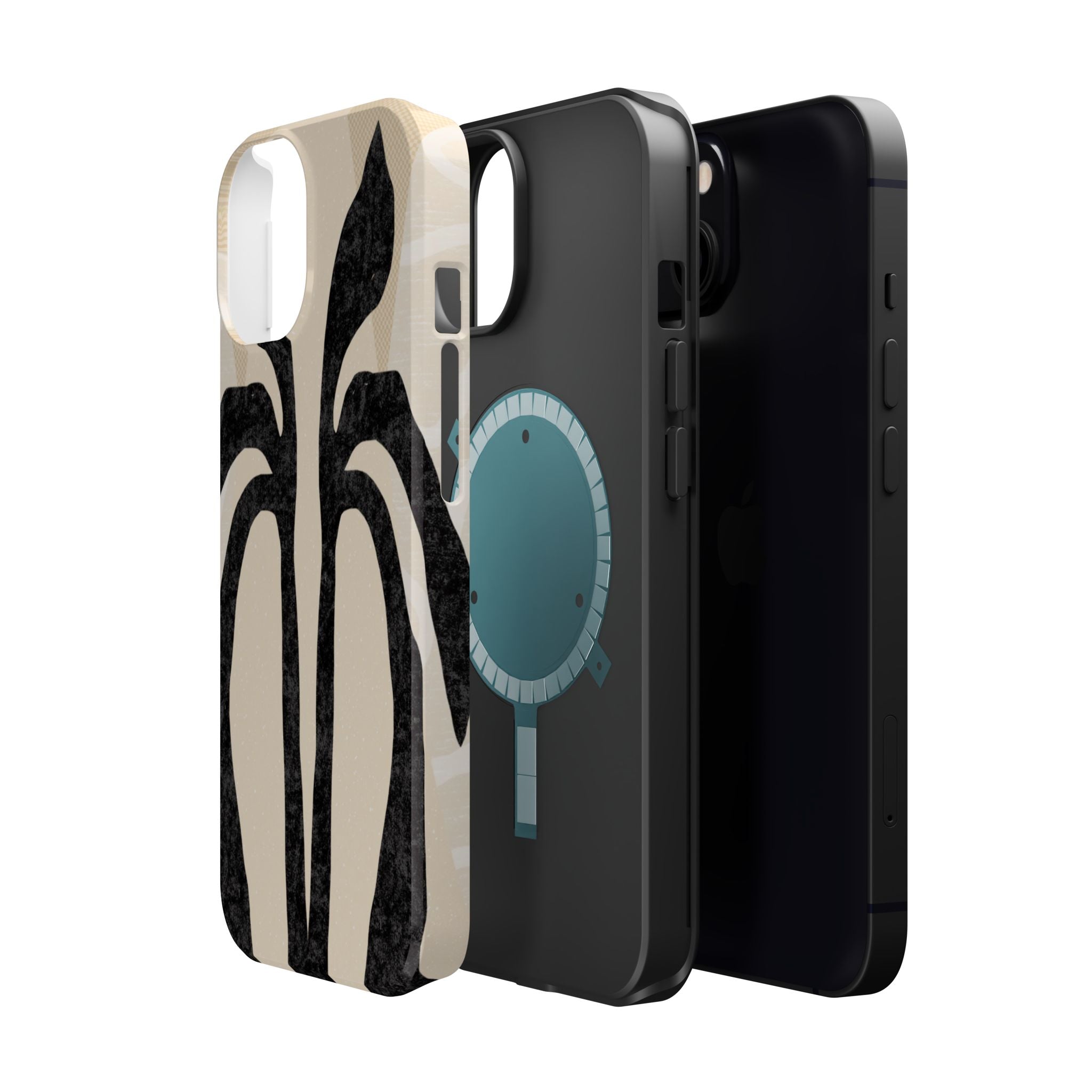 Stylish Impact-Resistant Phone Cases with Unique Floral Design