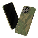 Green Color Block | Slim Phone Case