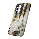 Abstract Camouflage Tough Phone Case — Watercolor Drip Design