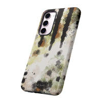 Abstract Camouflage Tough Phone Case — Watercolor Drip Design