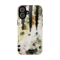 Abstract Camouflage Tough Phone Case — Watercolor Drip Design
