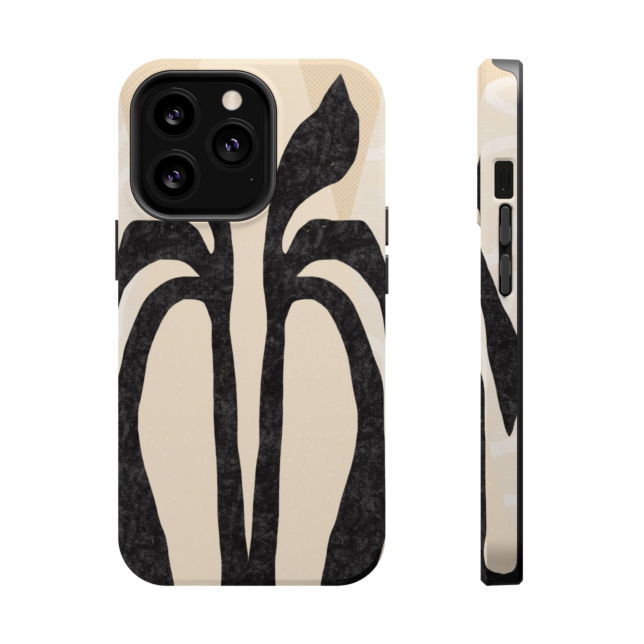 Stylish Impact-Resistant Phone Cases with Unique Floral Design