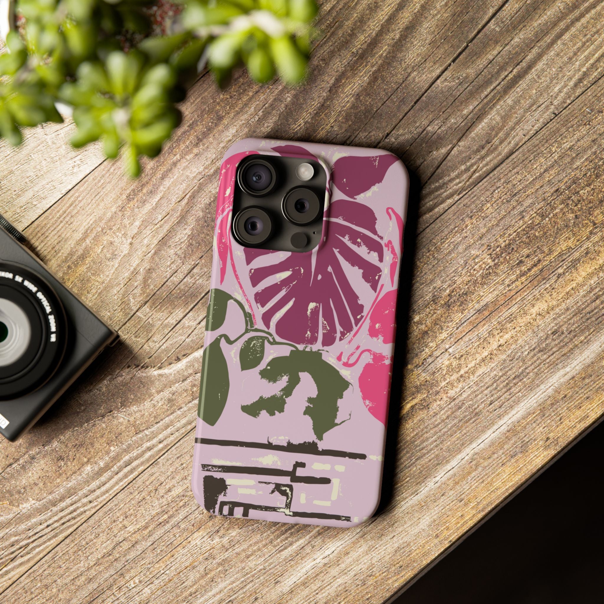 Monstera | Slim Phone Case