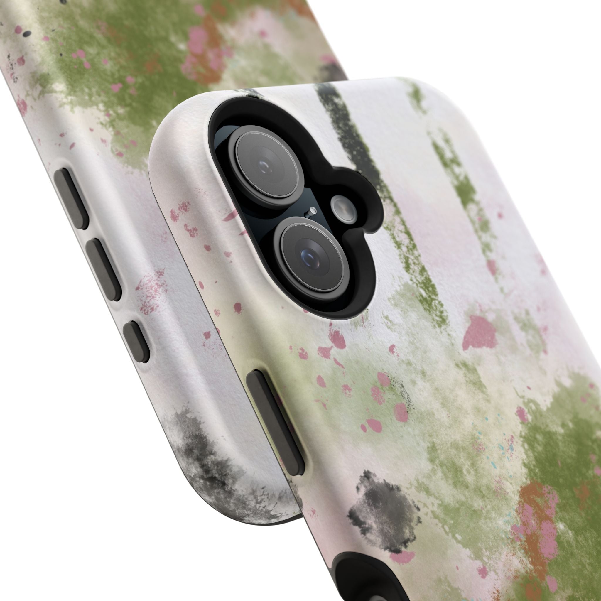 Abstract Floral Impact-Resistant Phone Case