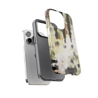 Abstract Camouflage Tough Phone Case — Watercolor Drip Design