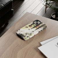 Abstract Camouflage Tough Phone Case — Watercolor Drip Design