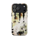 Abstract Camouflage Tough Phone Case — Watercolor Drip Design