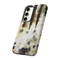 Abstract Camouflage Tough Phone Case — Watercolor Drip Design