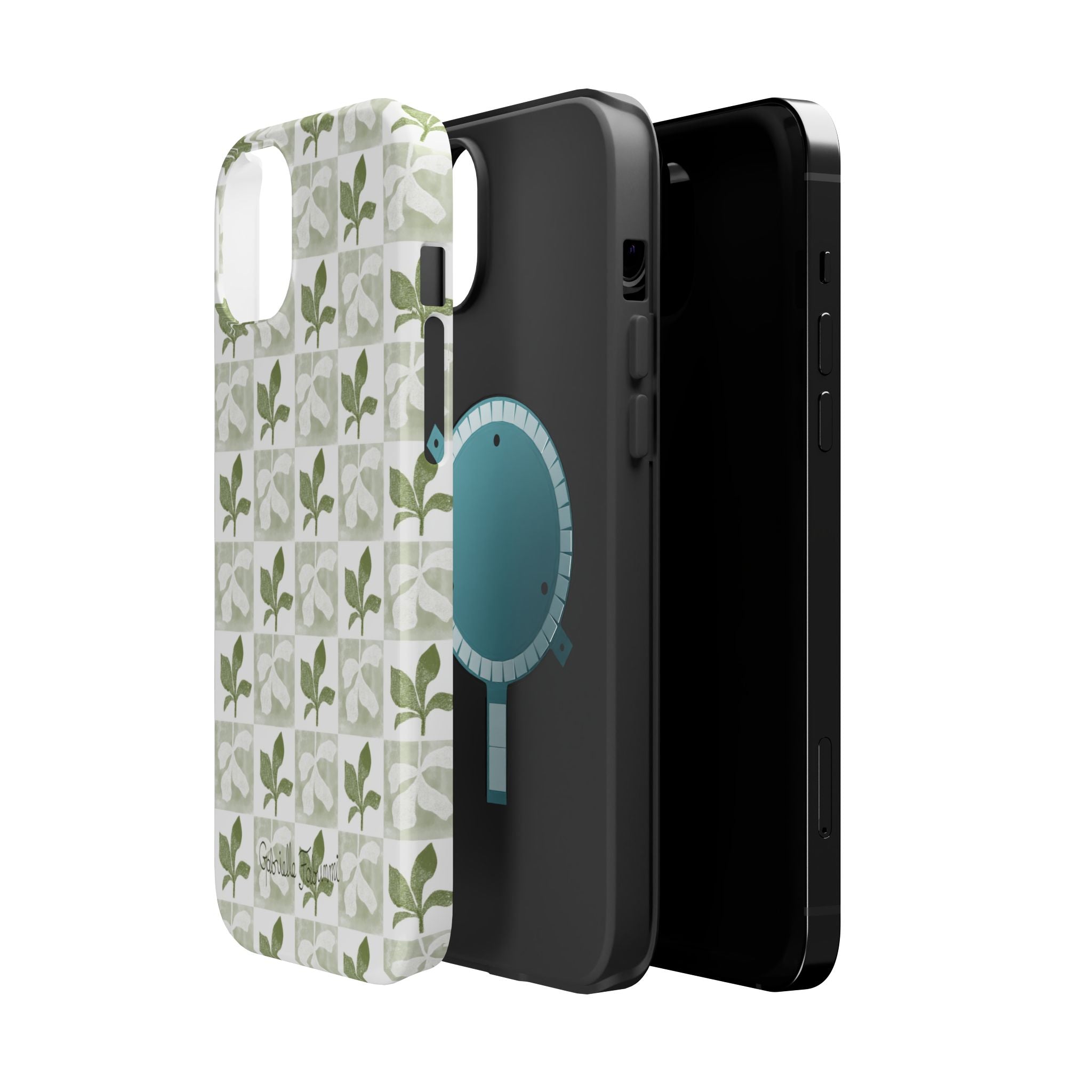 Botanical Impact-Resistant Phone Case - Eco-Friendly Design