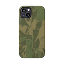 Green Color Block | Slim Phone Case