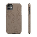 Totem Series | Neutral Brown Slim Phone Case