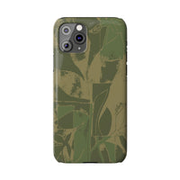 Green Color Block | Slim Phone Case