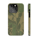 Green Color Block | Slim Phone Case