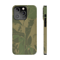 Green Color Block | Slim Phone Case