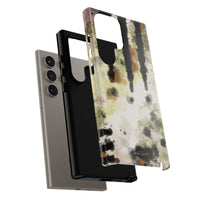 Abstract Camouflage Tough Phone Case — Watercolor Drip Design