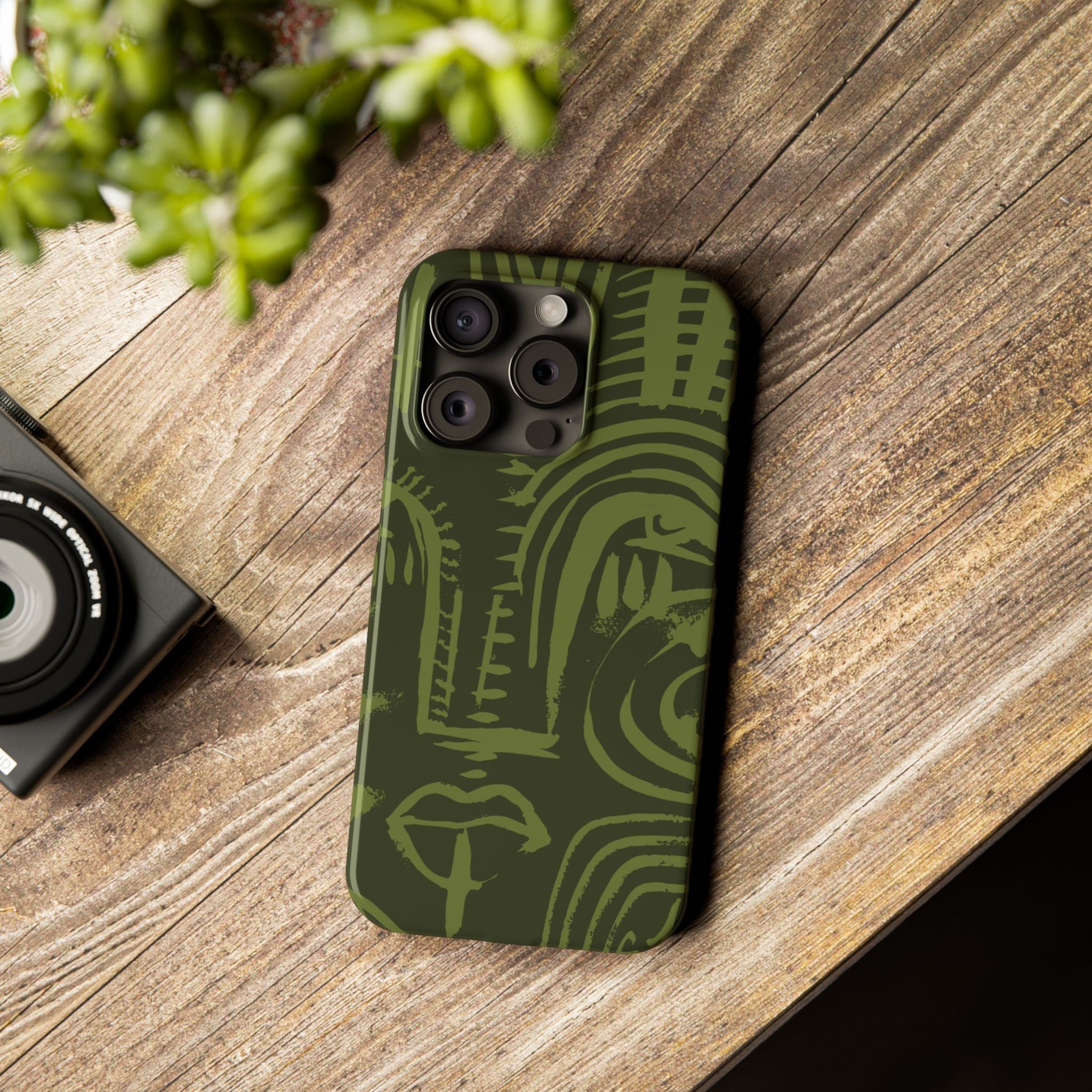 Totem artwork Slim Phone Case | Gabrielle Fabunmi series