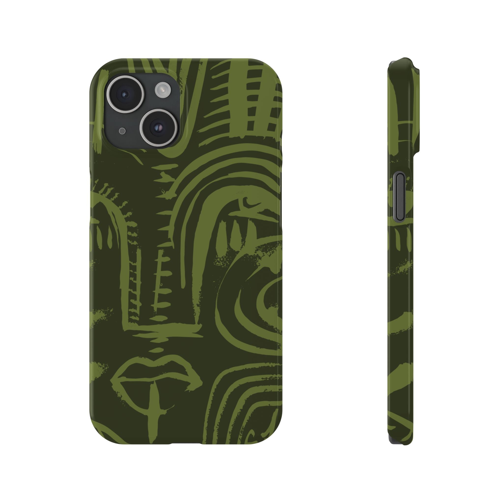 Totem artwork Slim Phone Case | Gabrielle Fabunmi series