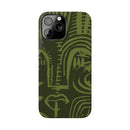 Totem artwork Slim Phone Case | Gabrielle Fabunmi series