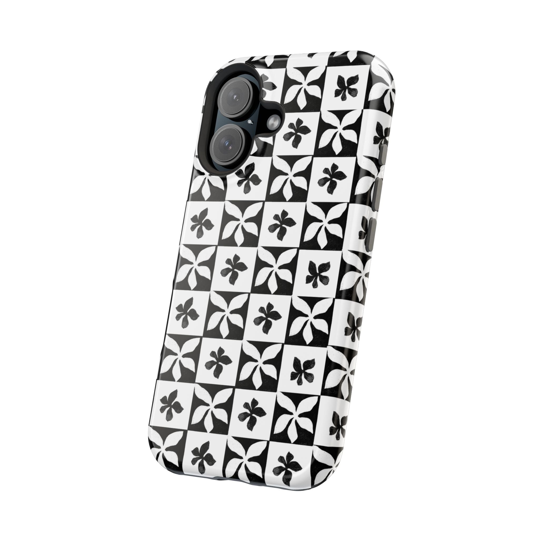 Stylish Impact-Resistant Phone Cases with Floral Design
