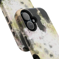 Watercolor Moss Phone Case — Impact‑Resistant Magnetic iPhone Cover