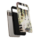 Abstract Camouflage Tough Phone Case — Watercolor Drip Design