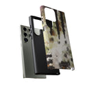 Abstract Camouflage Tough Phone Case — Watercolor Drip Design