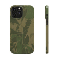 Green Color Block | Slim Phone Case