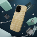 Magnetic Impact-Resistant Phone Case — Neutral Geometric Pattern