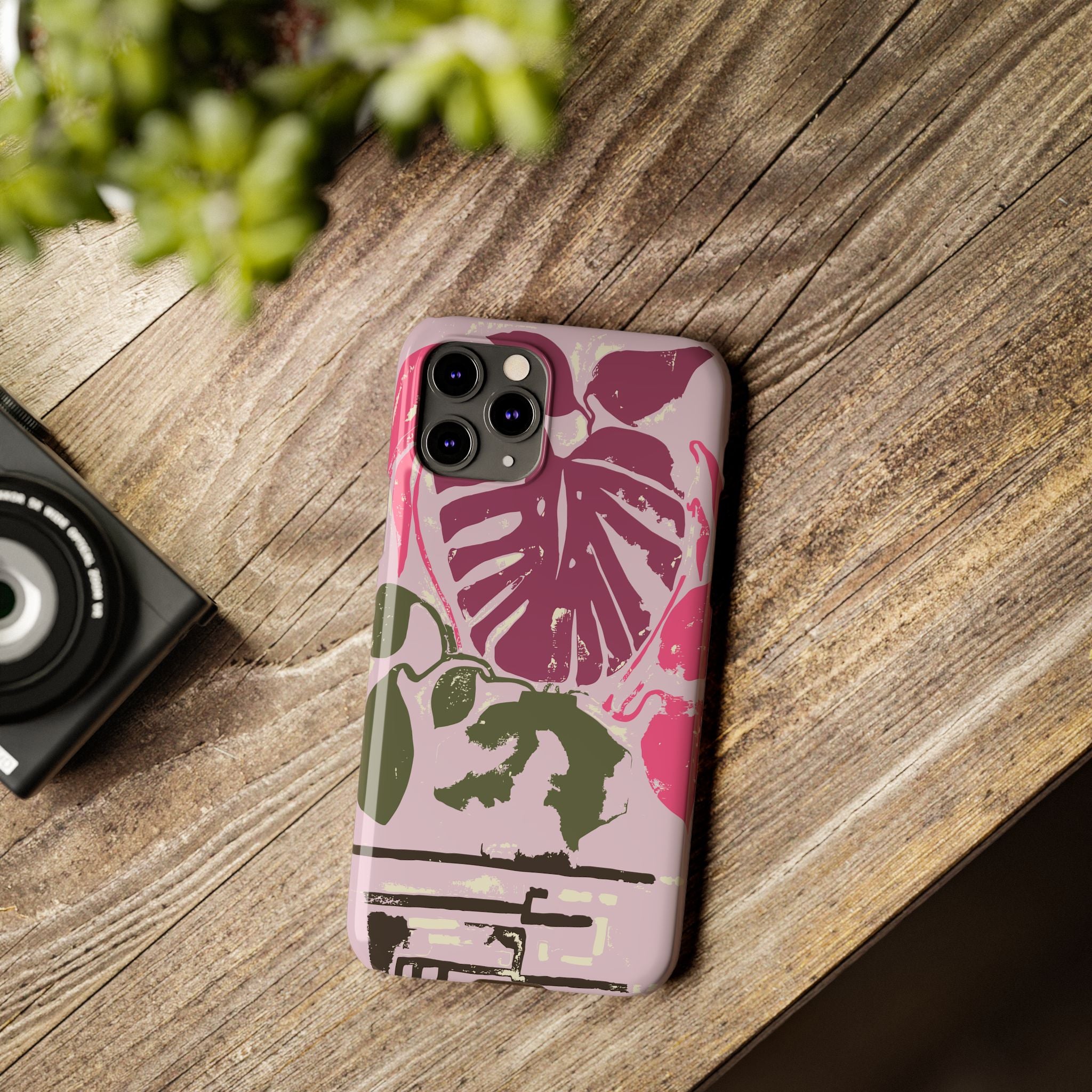 Monstera | Slim Phone Case