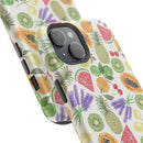 Tropical Fruit Magnetic Impact Phone Case — Watercolor Kiwi, Papaya & Watermelon