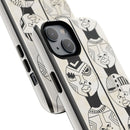 Artistic Tough Magnetic Phone Case with Unique Afrocentric Design