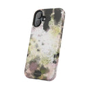 Watercolor Moss Phone Case — Impact‑Resistant Magnetic iPhone Cover