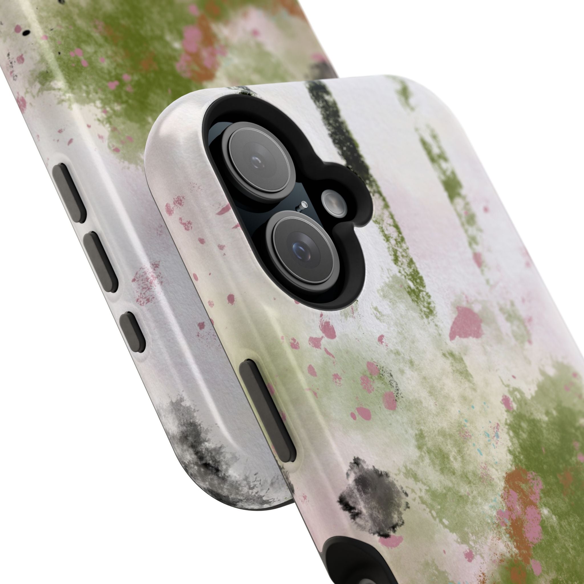 Abstract Floral Impact-Resistant Phone Case